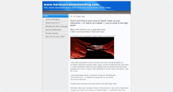 Desktop Screenshot of harmonicanotebending.com